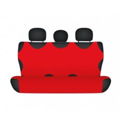 Ing típusú üléshuzat hátsó ülésekre, piros, KEGEL