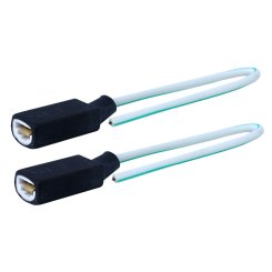 H1 / H3 kerámia izzó sorkapocs, kábel 15 cm, 2 db, Vision Lighting