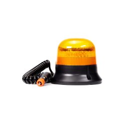 Villogó lámpa narancs FT-151, 9 LED 12 - 36 V, mágneses rögzítés, 7,8 m kábel, FRISTOM